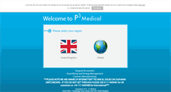 Desktop Screenshot of p3-medical.com