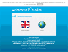 Tablet Screenshot of p3-medical.com